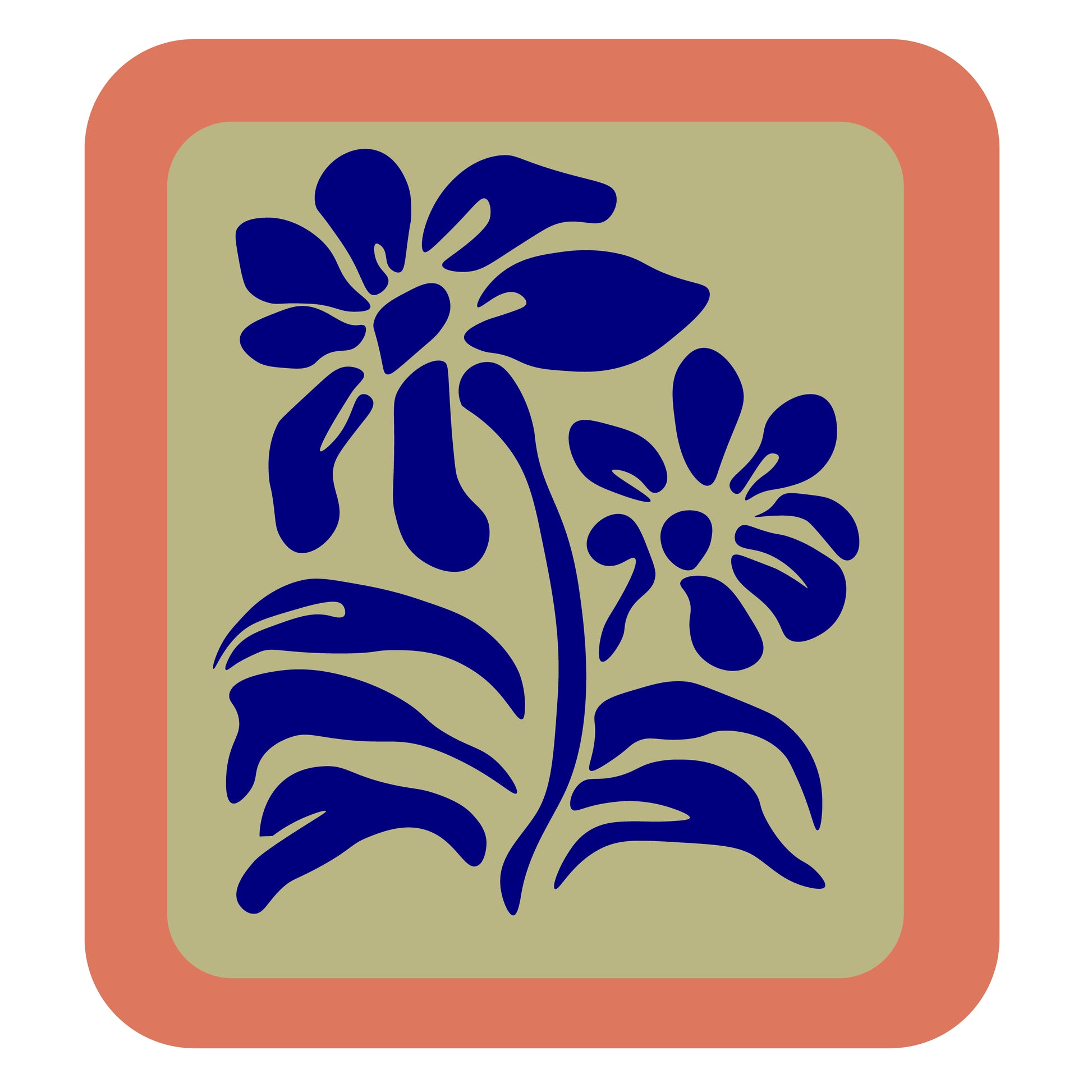 Vintage Floral stamp