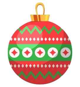 Patterned Xmas Ball