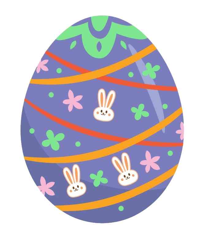 Whimsical Bunny Egg 5