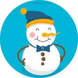 Winter Snowman Bauble 1