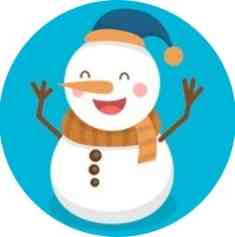 Winter Snowman Bauble 2