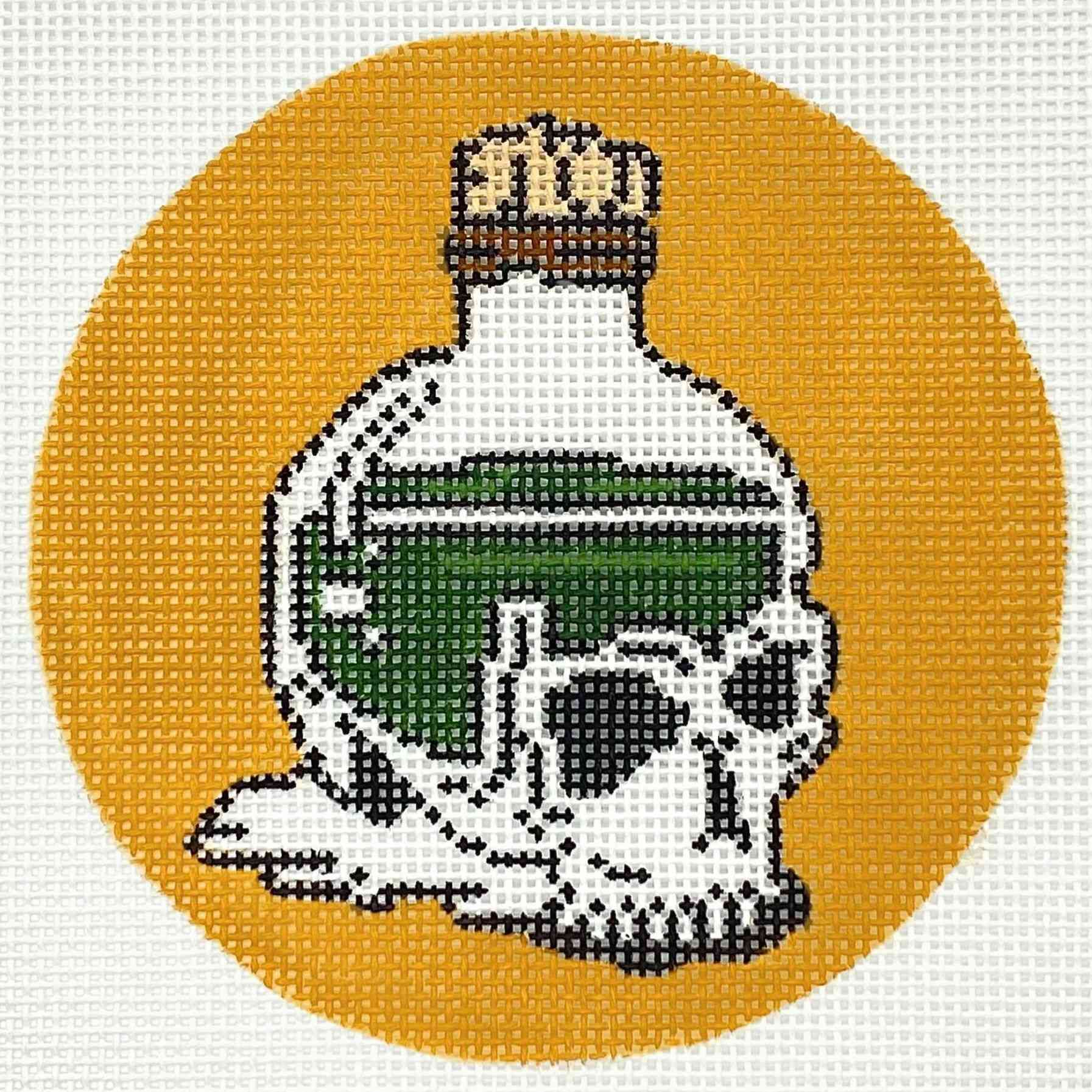 Halloween - Green poison skull
