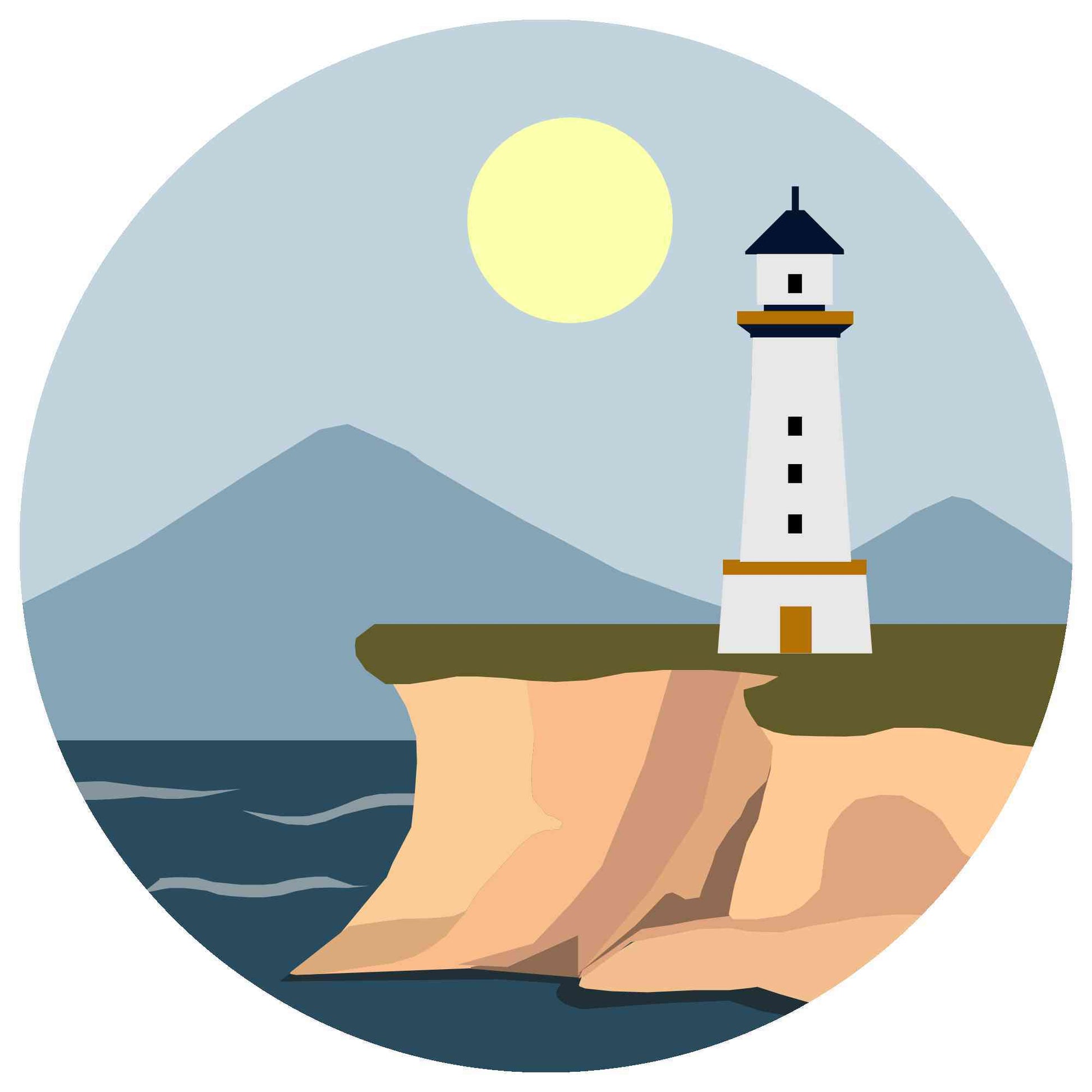 Ornament - Cliff Lighthouse