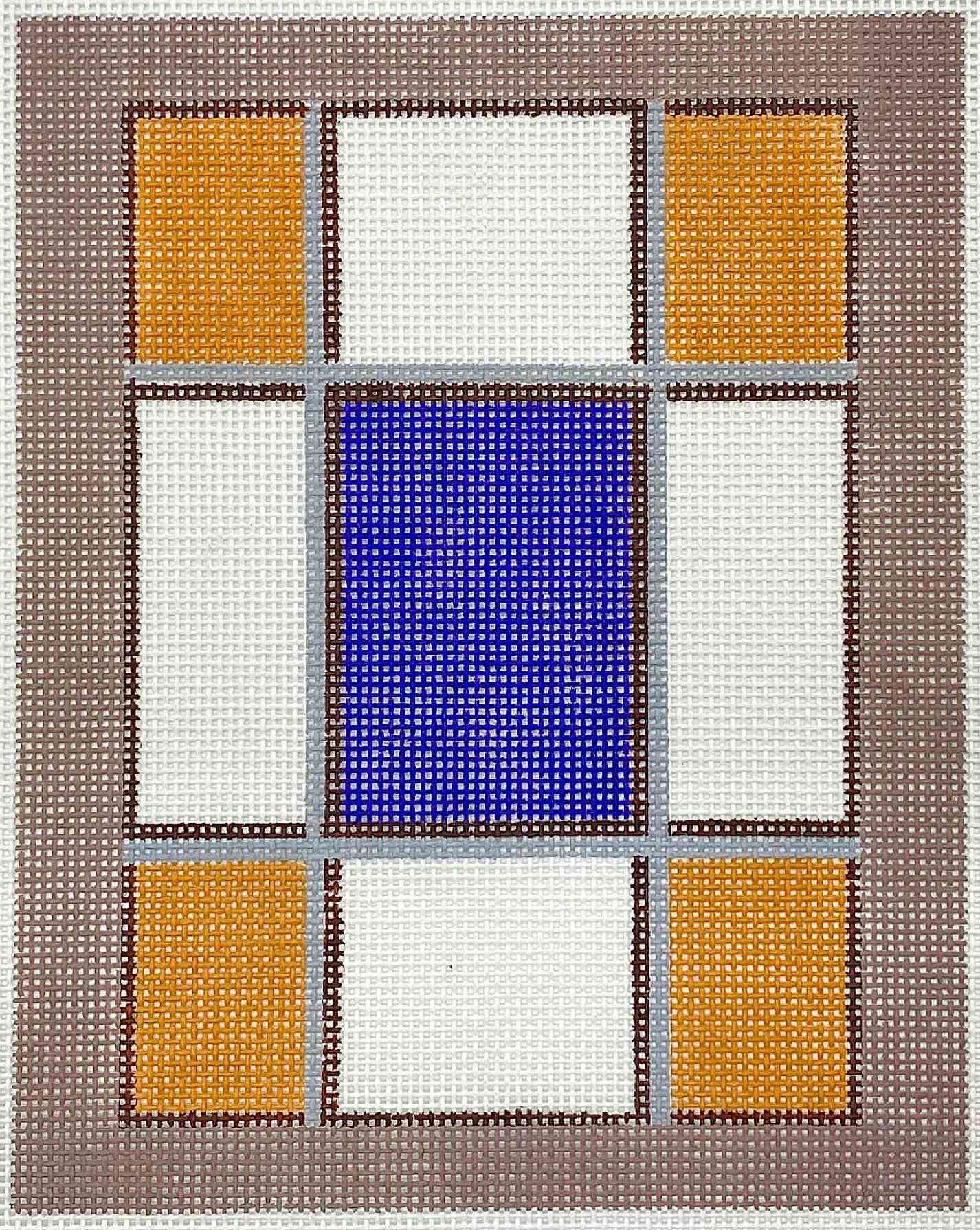 Window Pattern (Orange and Purple)