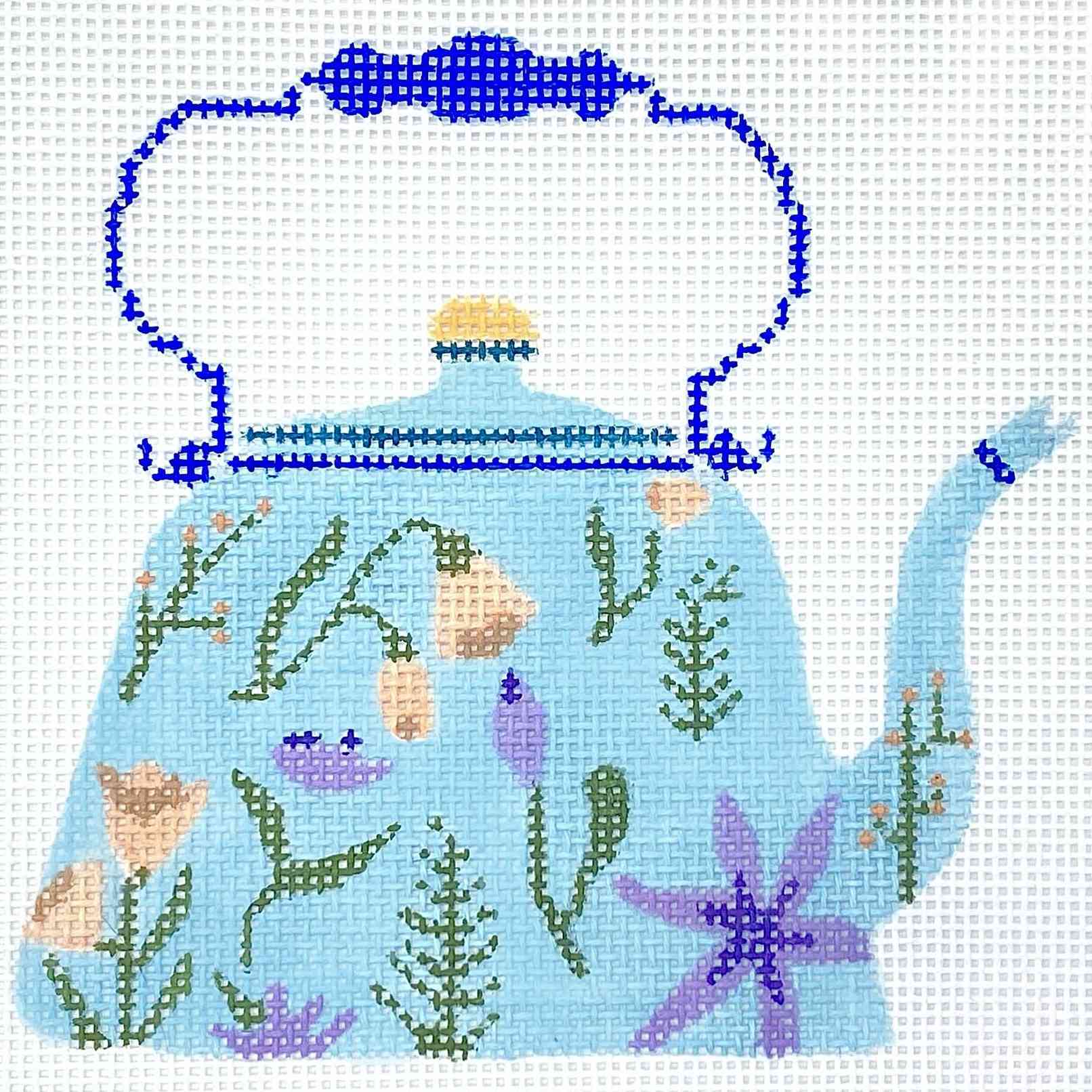 Teapots - Vivid flower