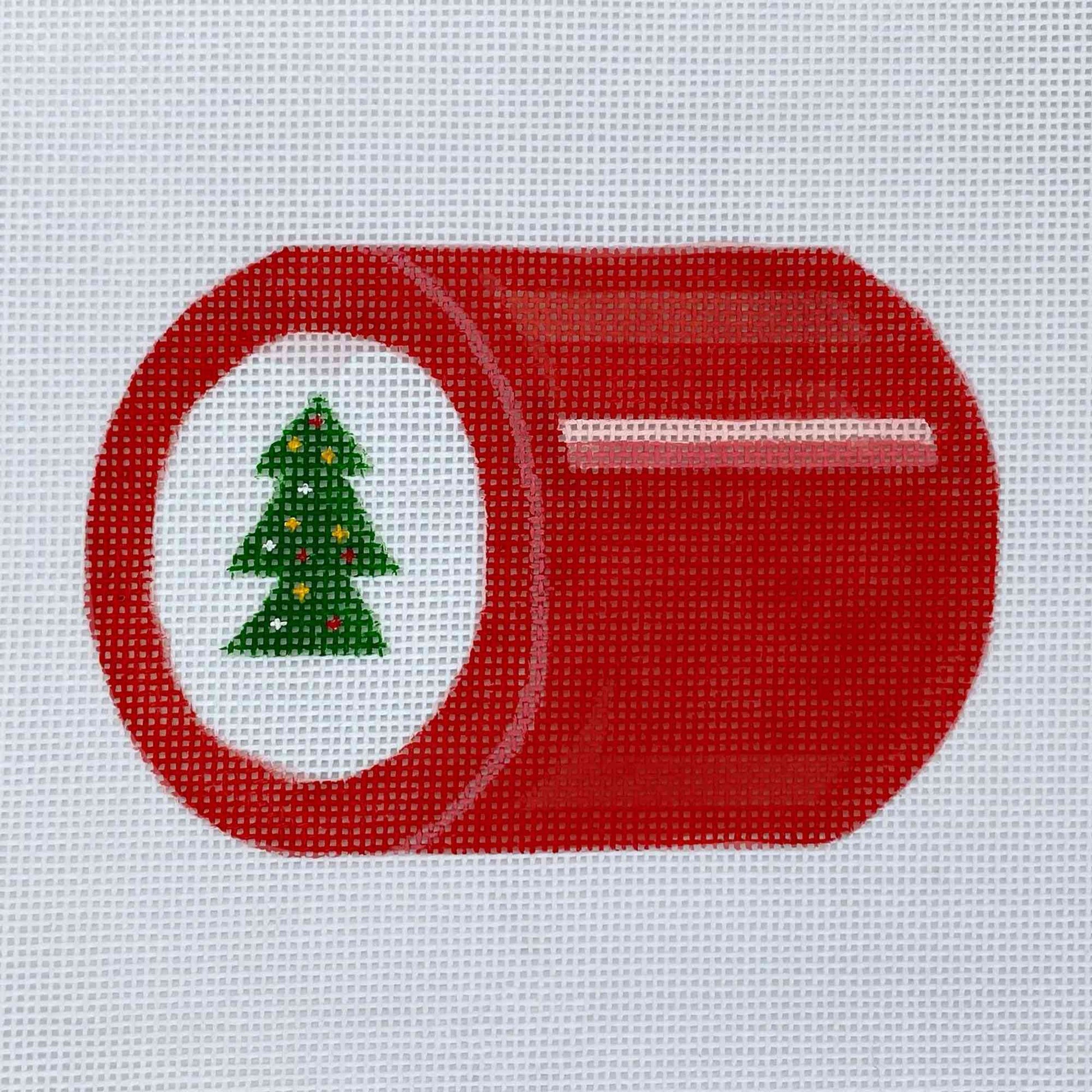 Red Candy with Christmas Tree