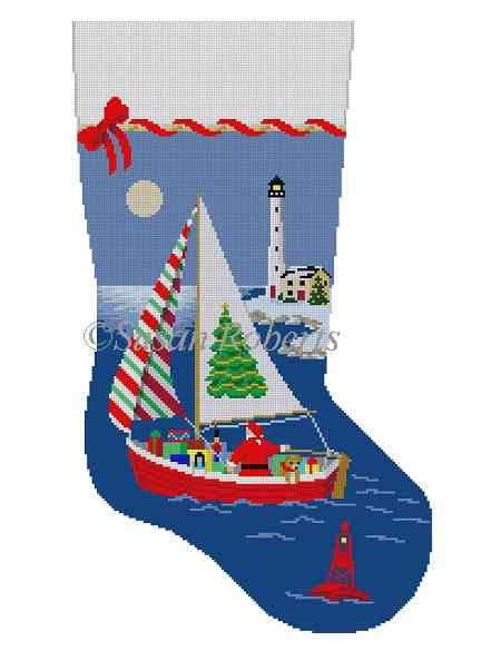 Sailing Santa, stocking