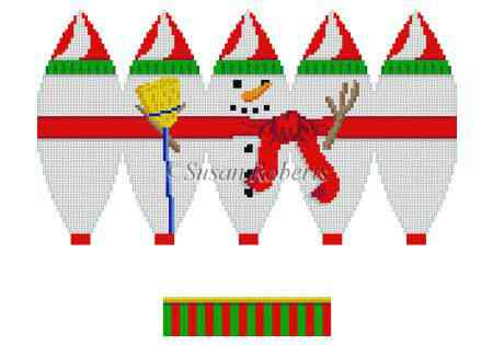 Full Snowman, 3D Hot Air Balloon, ornament