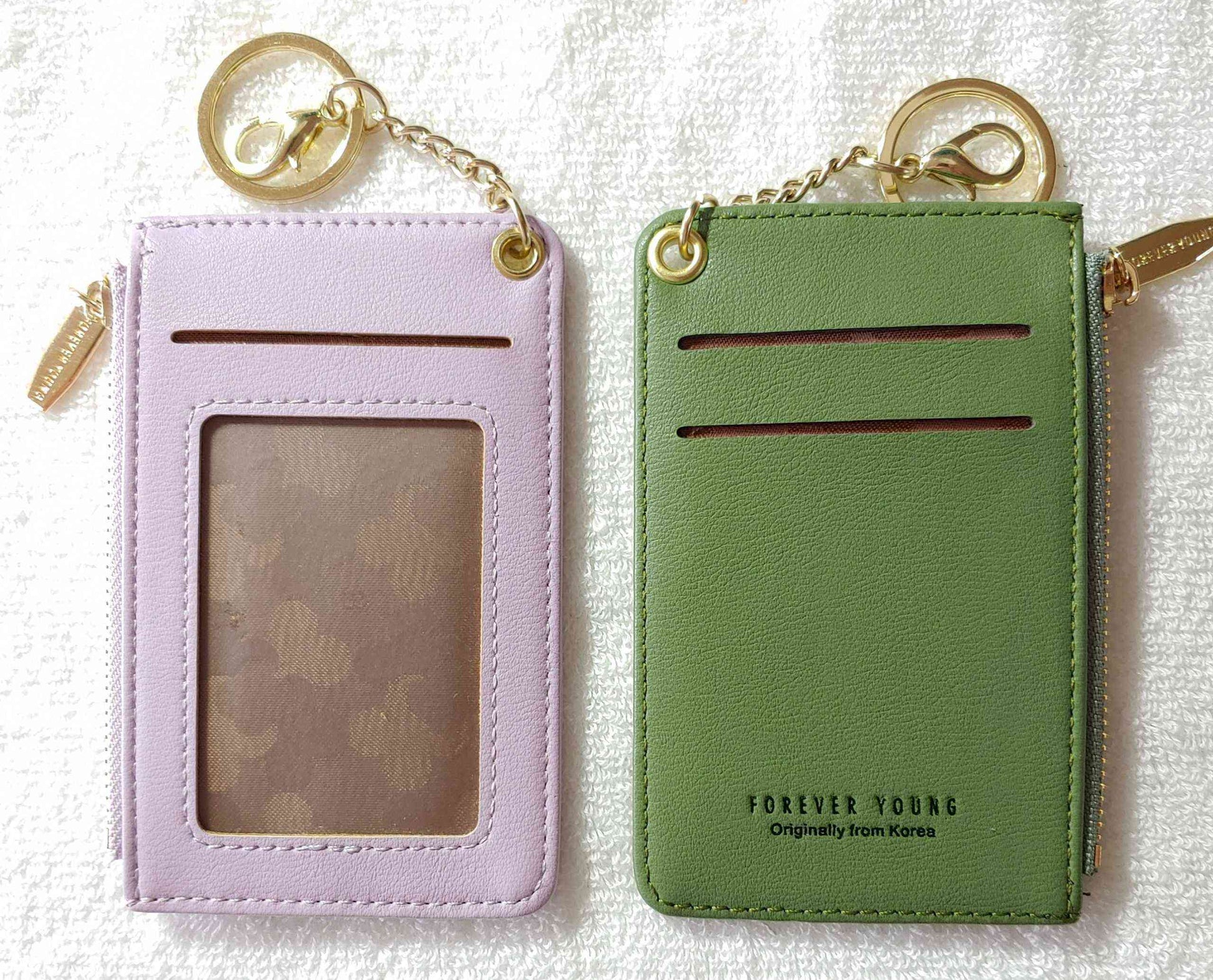 Thin Wallet with Chain - Assorted Colors