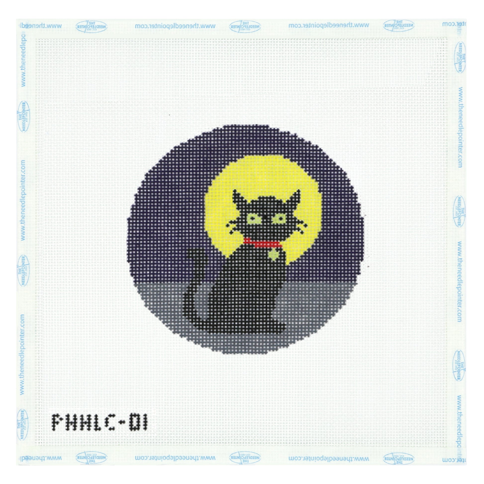 Cat & Moon Round