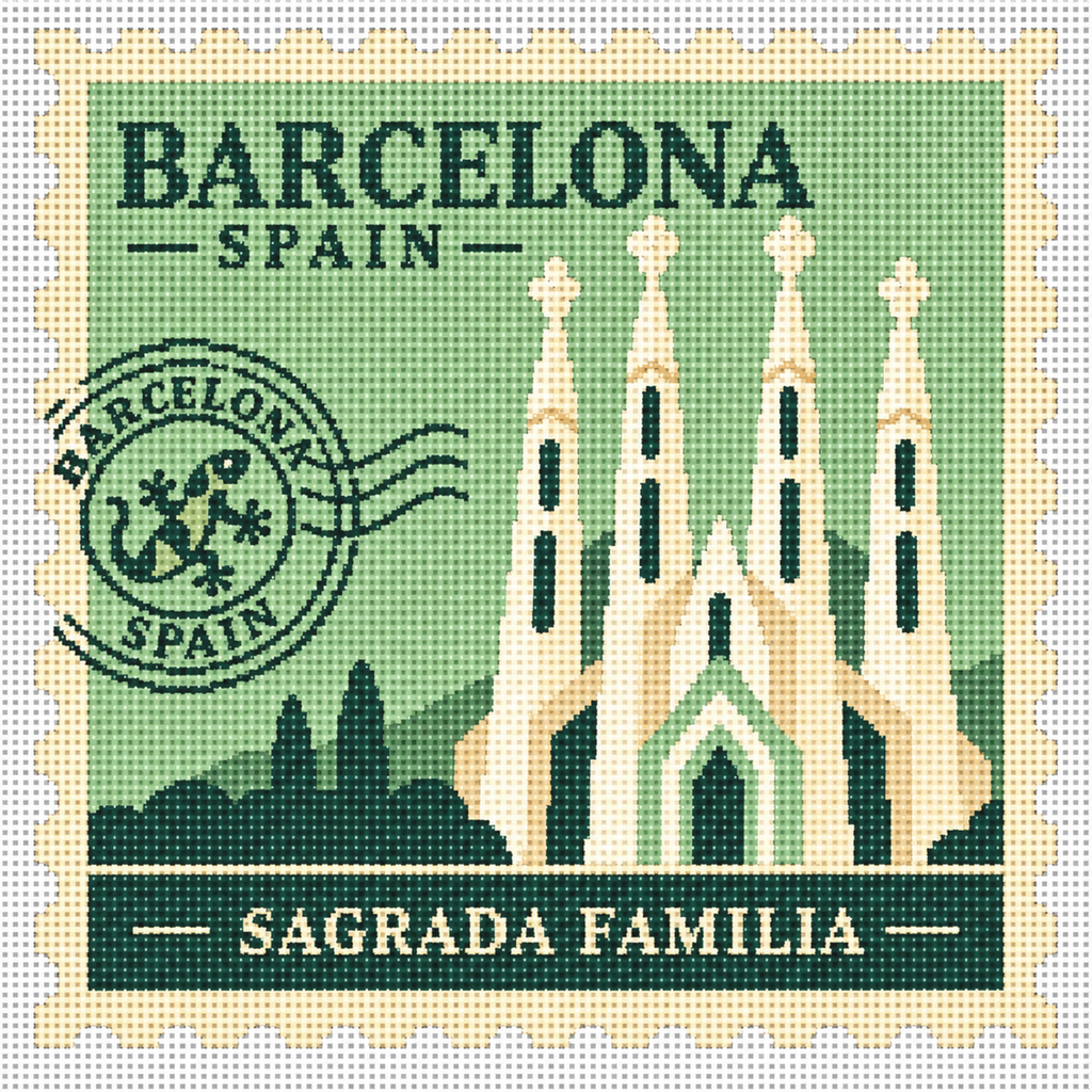 Stamps Around the World - Sagrada Familia