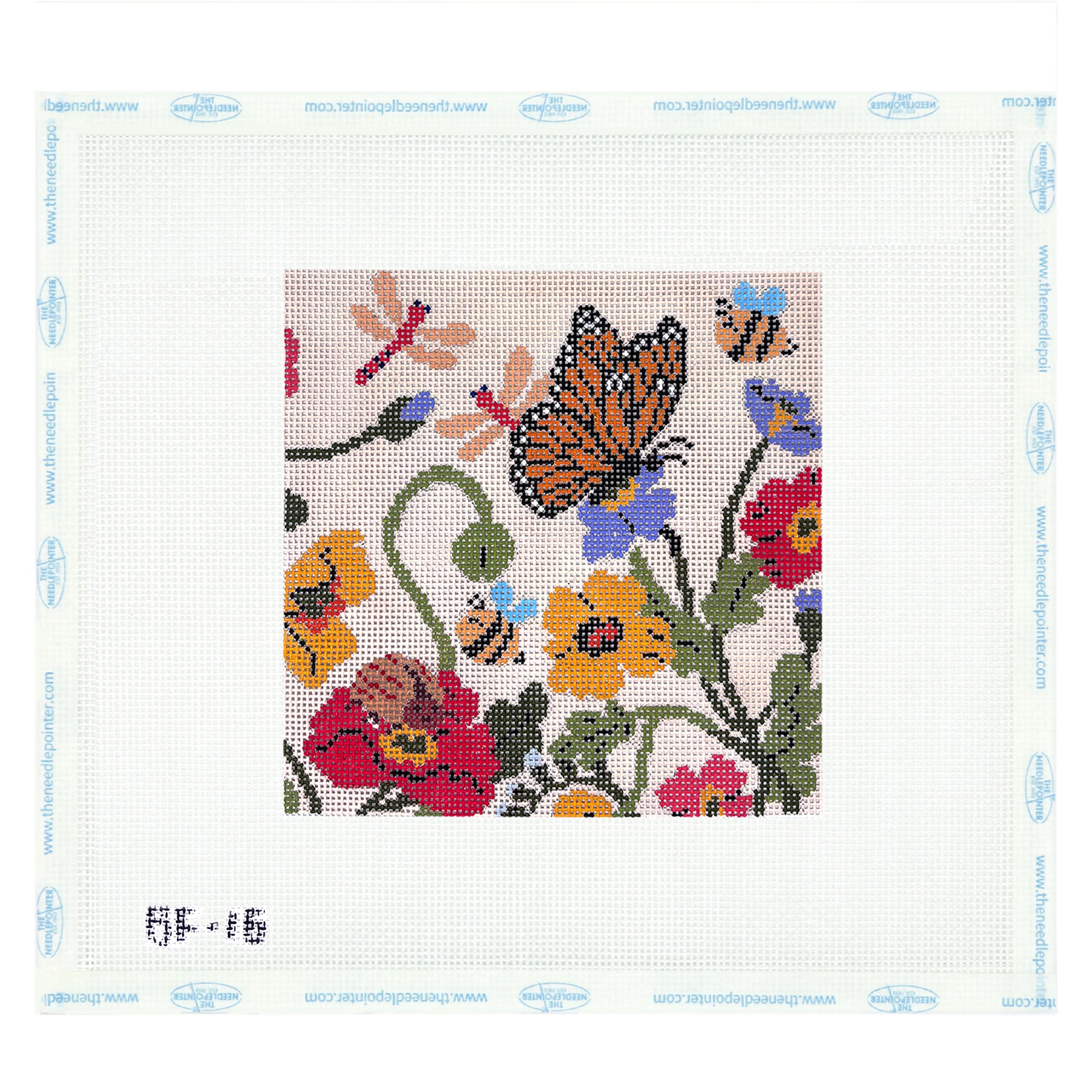 Lively Blooms with Butterflies & Bees