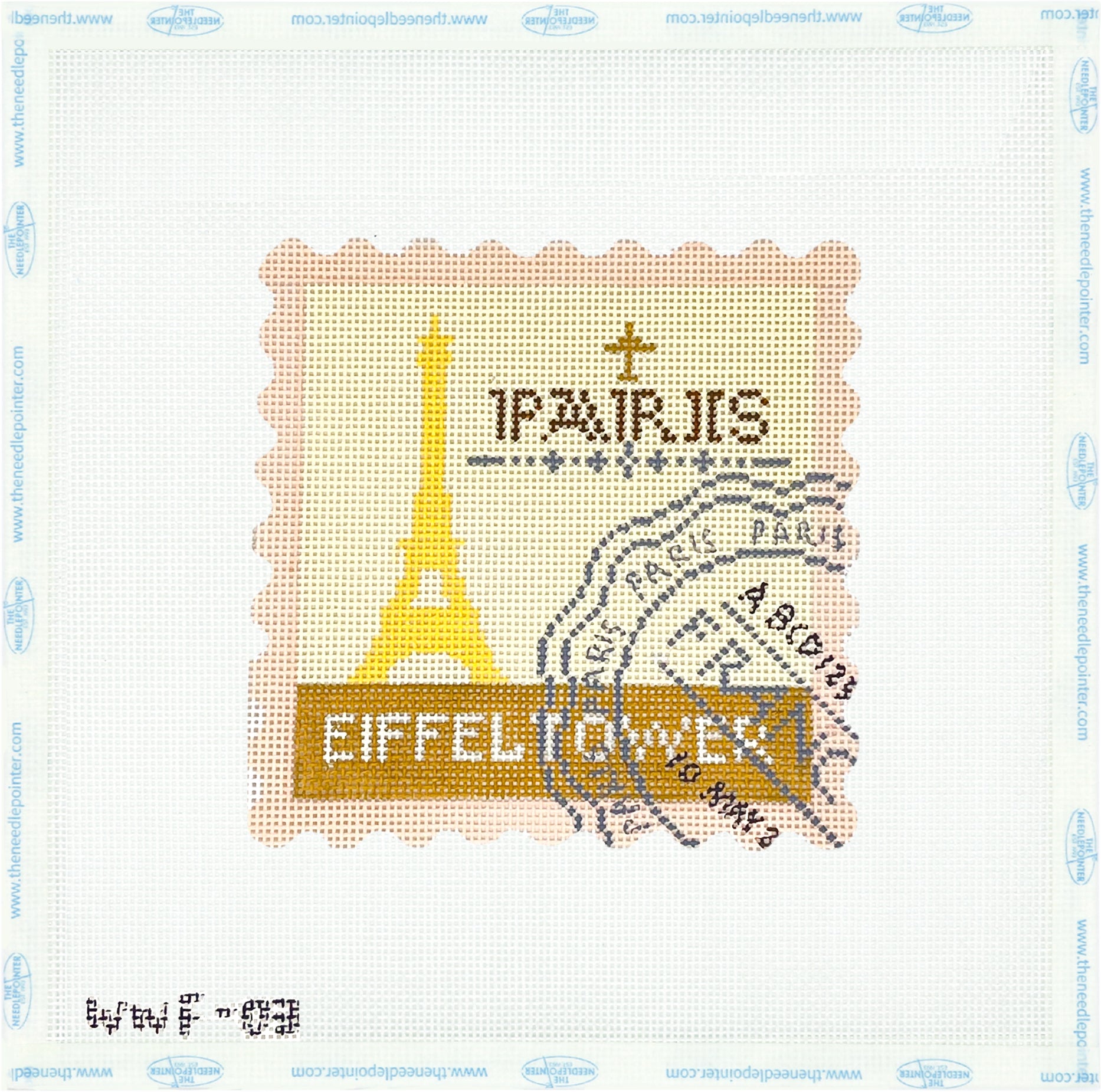 Vintage Stamps - The Eiffel Tower
