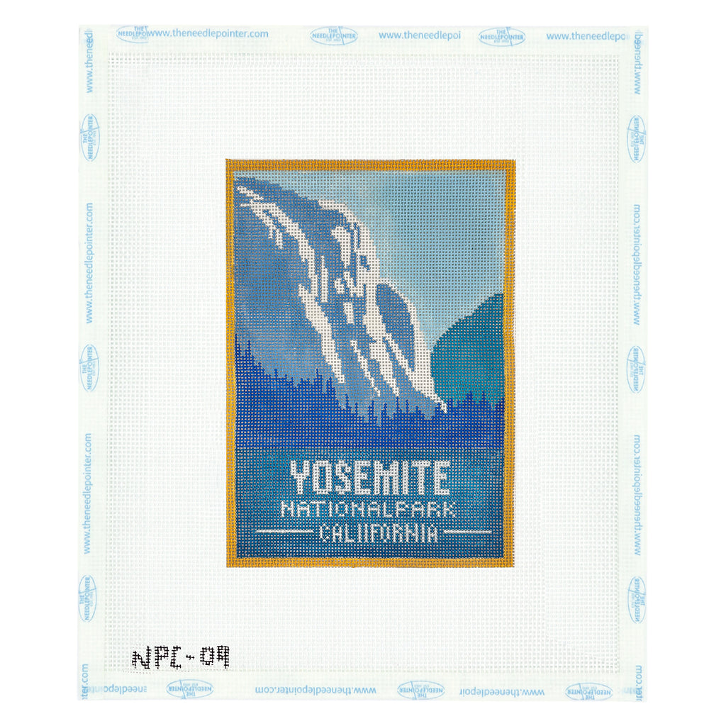 Yosemite National Park Needlepoint Decor