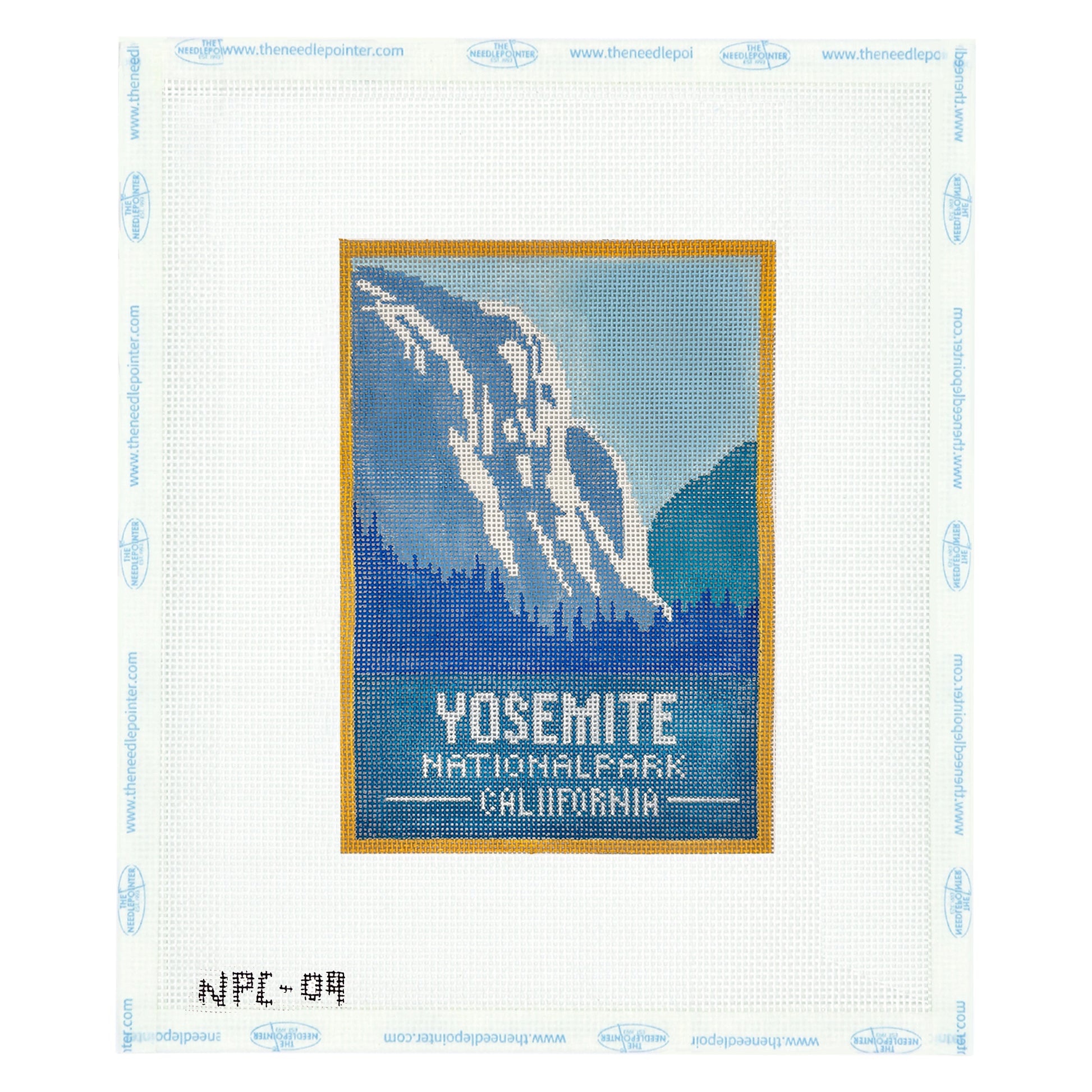 Yosemite National Park Needlepoint Decor
