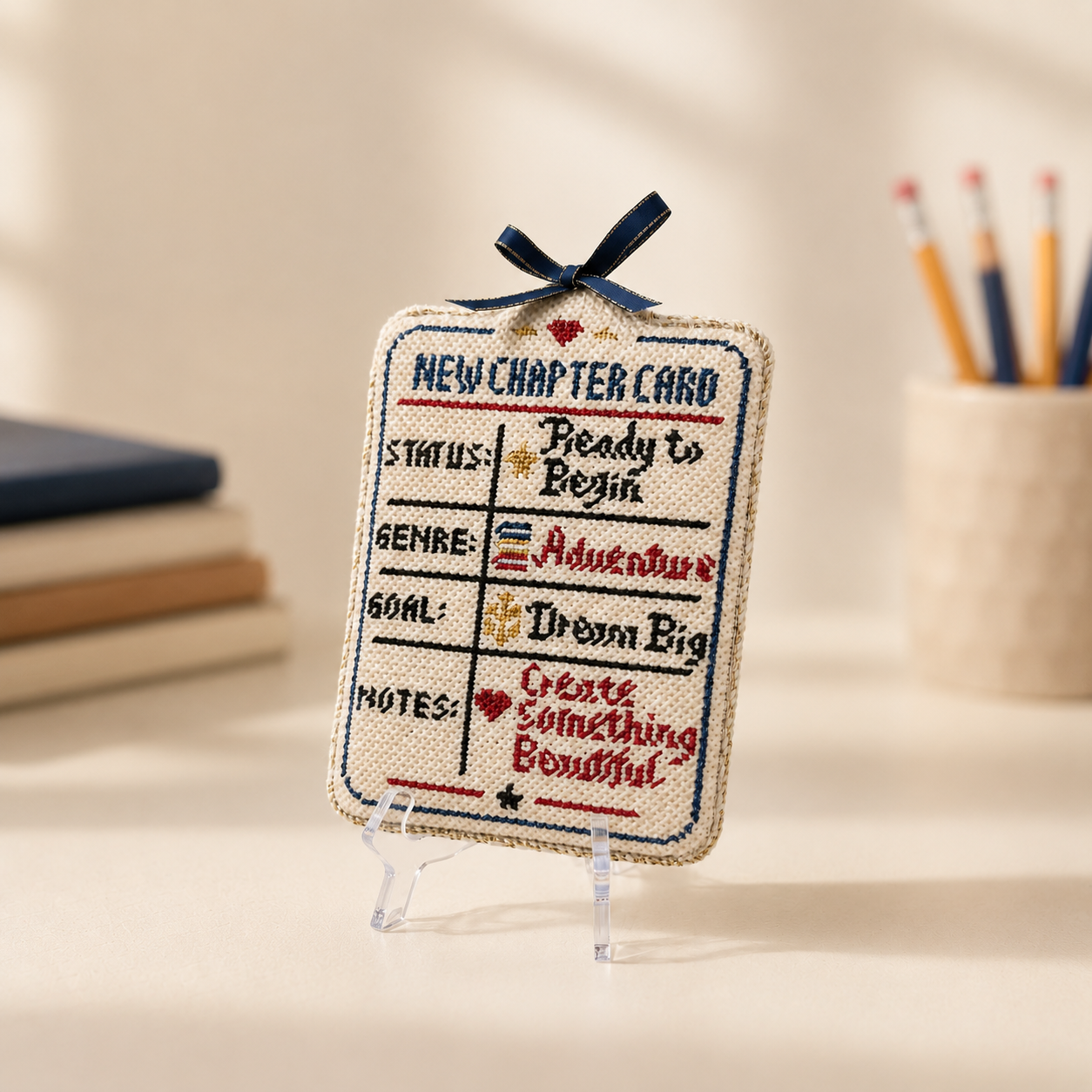 New Chapter Card Ornament