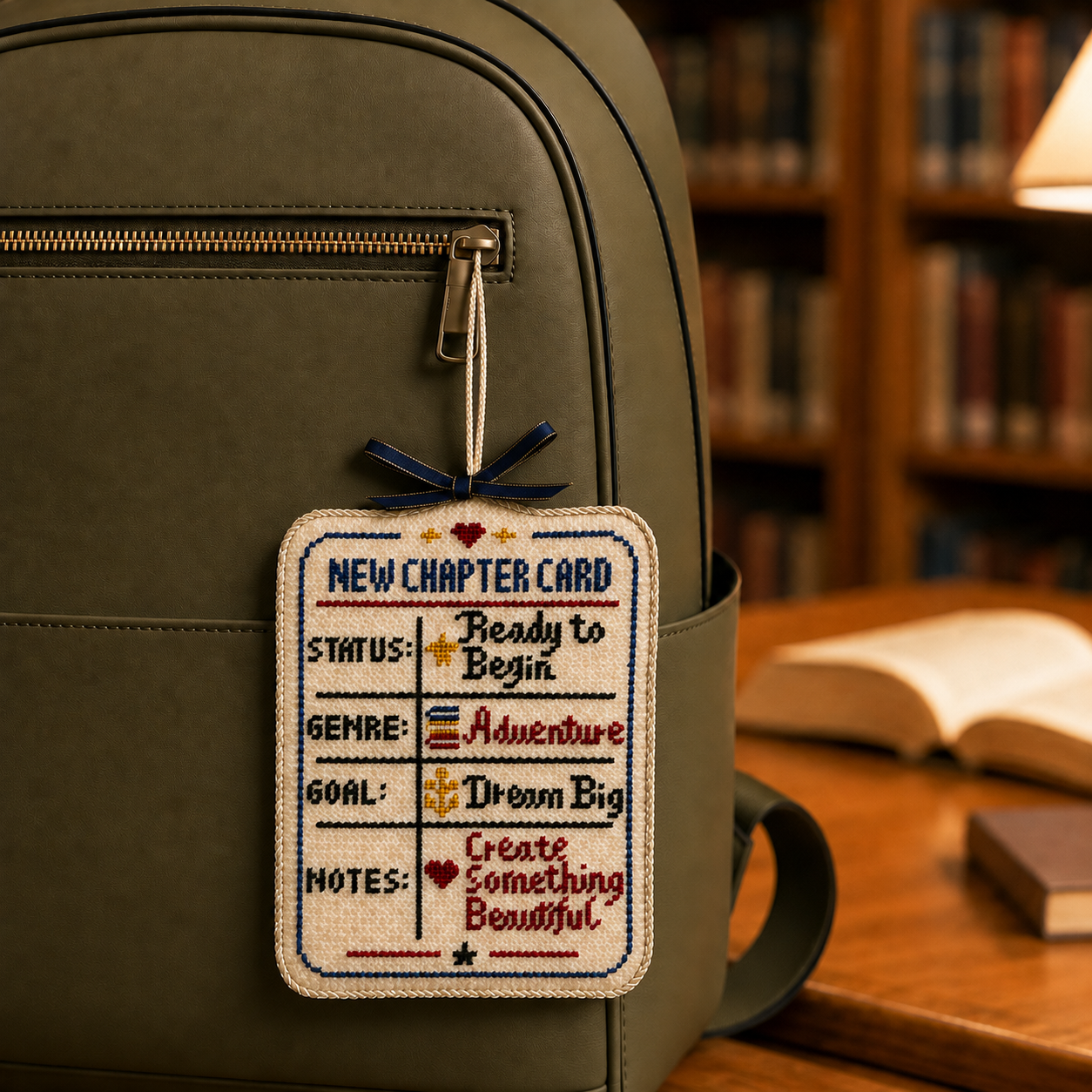 New Chapter Card Ornament