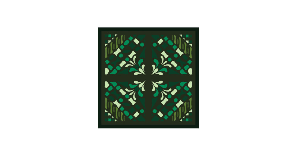 Glamour Emerald Pattern