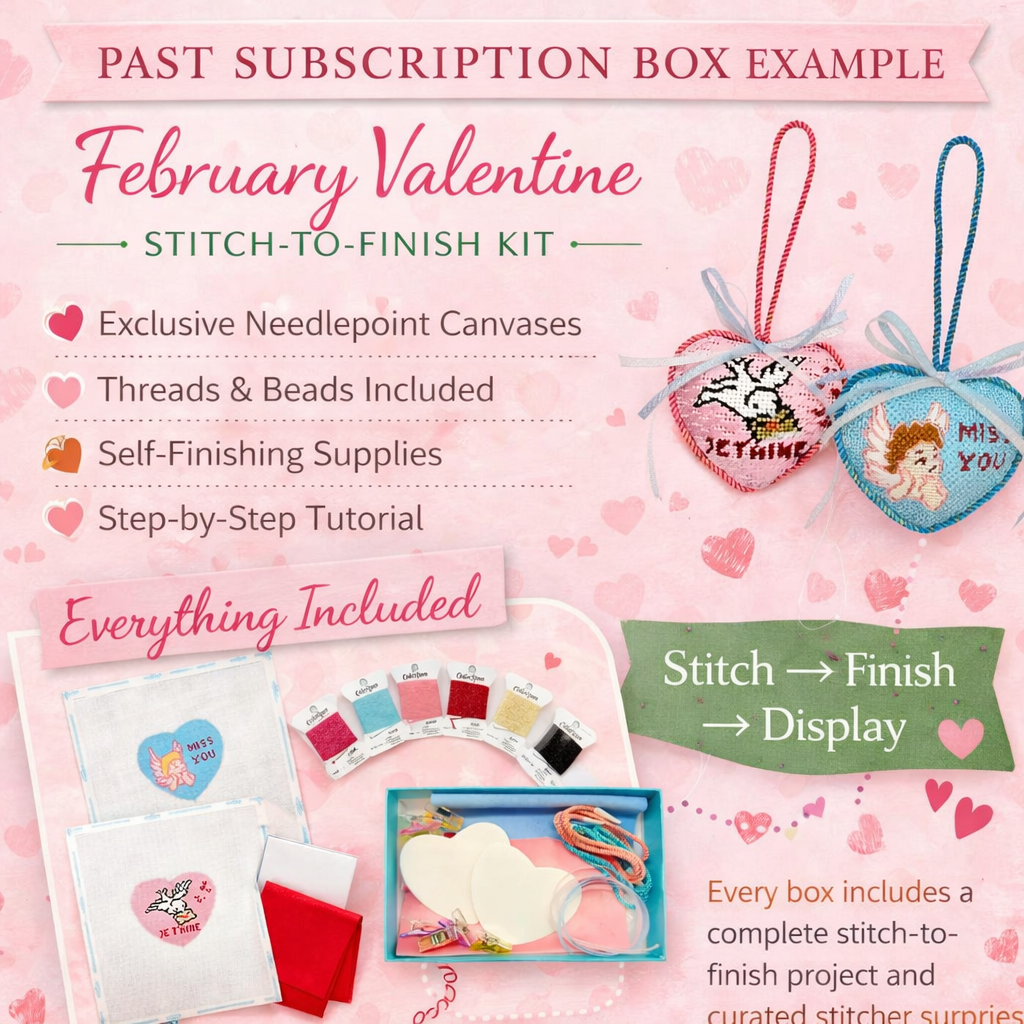 Needlepoint Quarterly Subscription Box