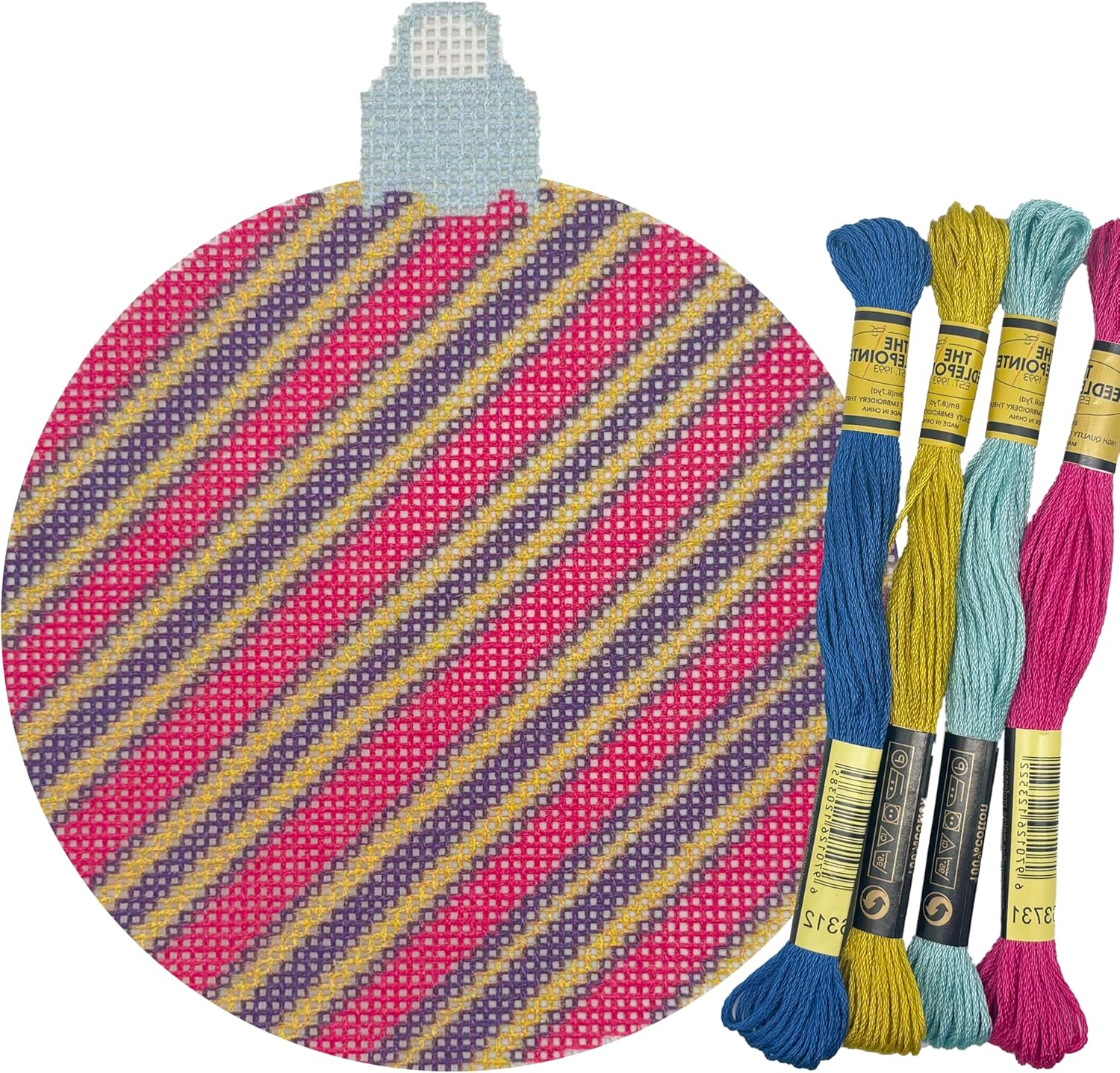 Needlepoint Kits  - Patterned Christmas Ball