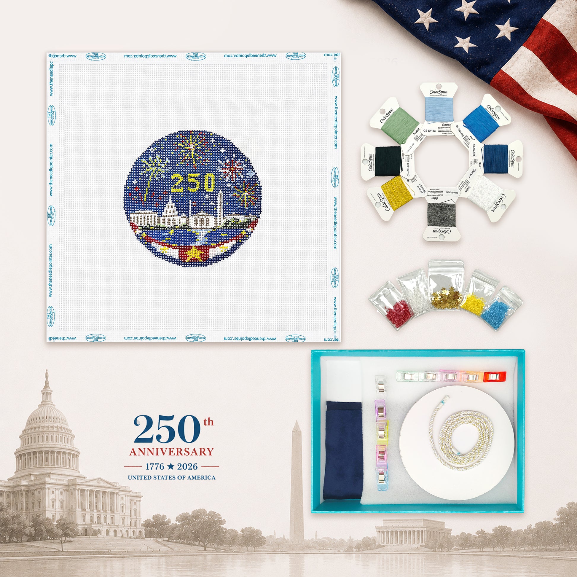 America 250 Celebration Collection #3 – Fireworks Ornament Kit