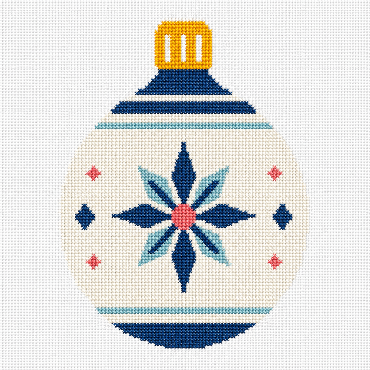 Festival Baubles - Nordic Snowflake Delight