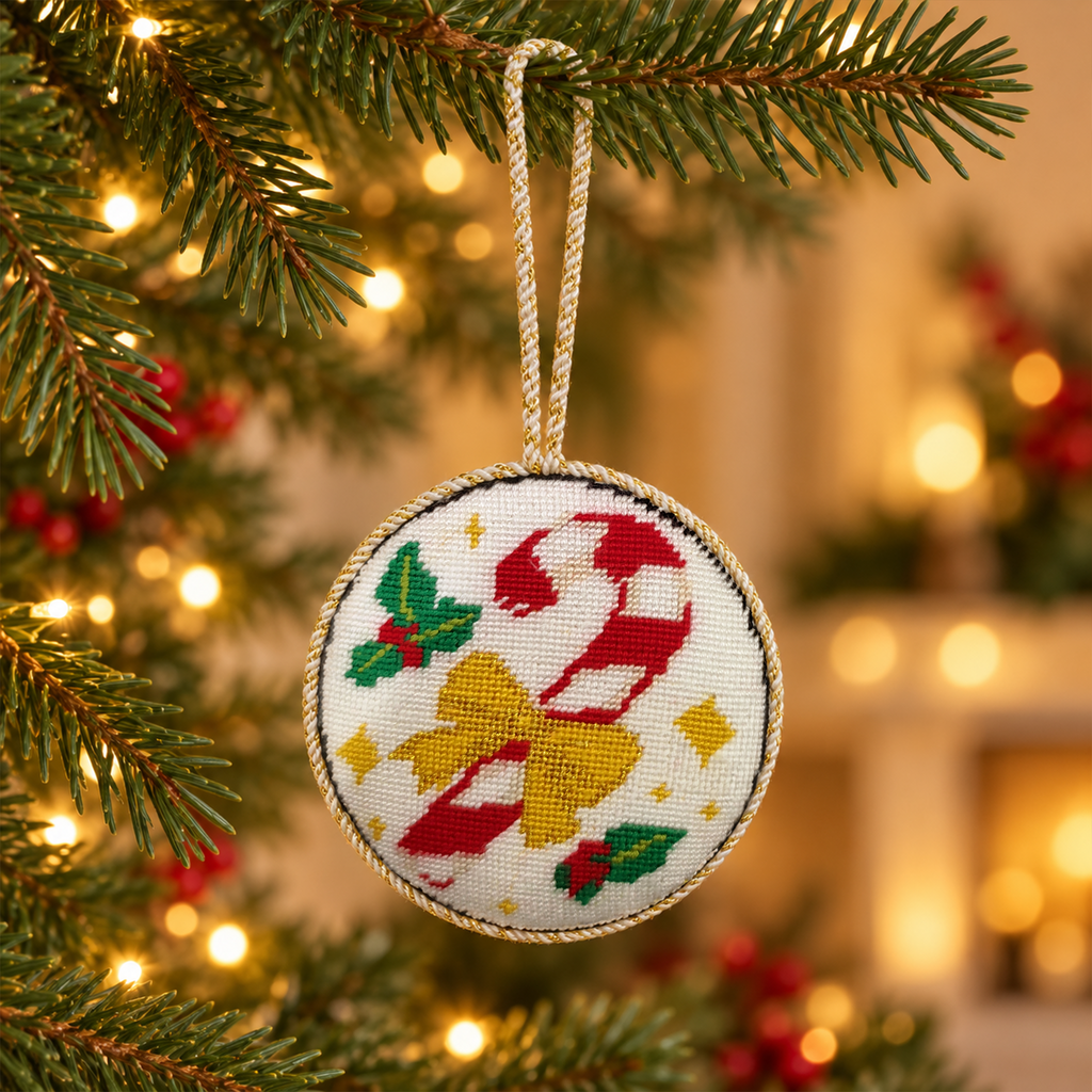 Candy Cane Christmas Ornament Kit – Beginner Level