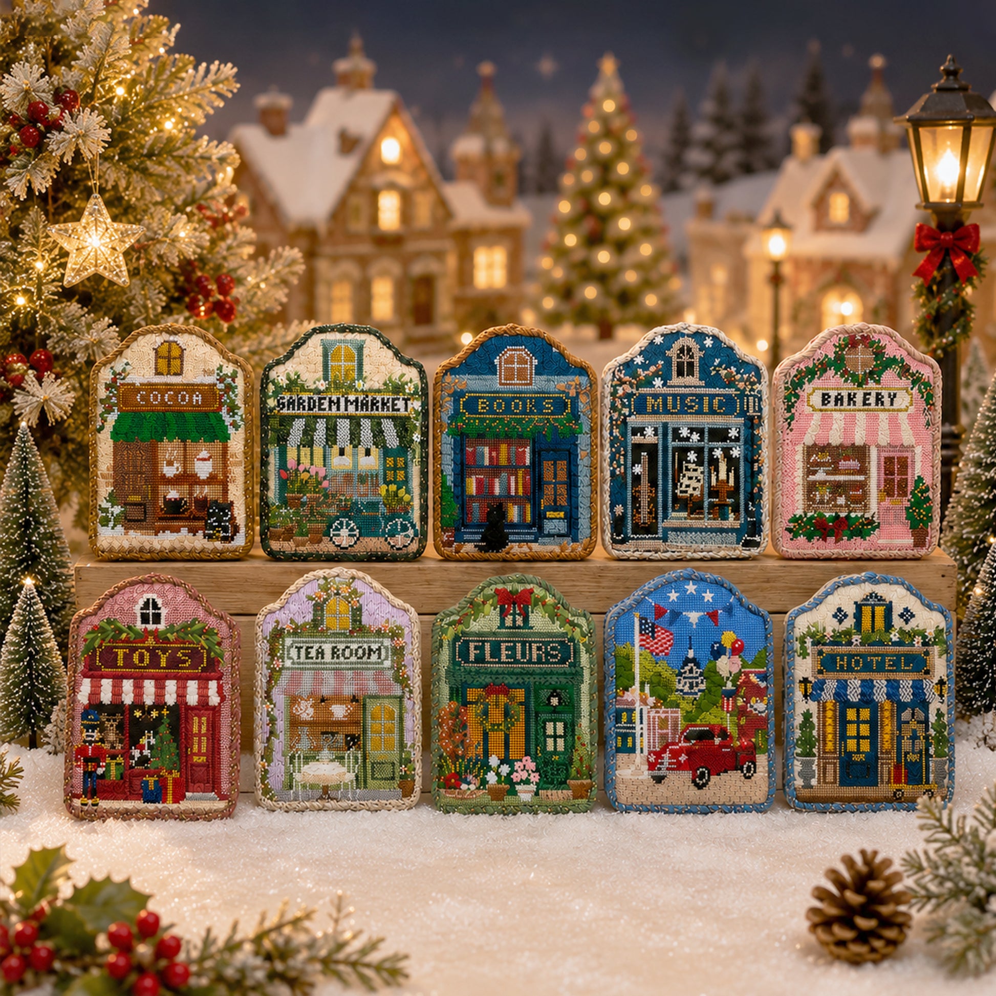 Christmas on Main Street™ | A 12-Month Storytelling Needlepoint Club