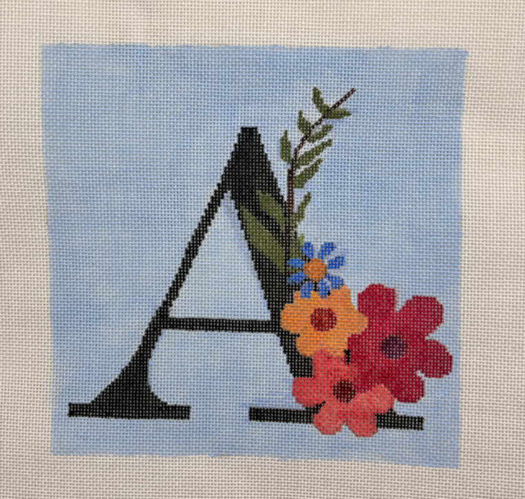 Floral Letter A