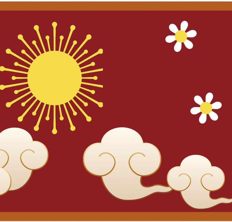 Sunny Clouds and Daisies