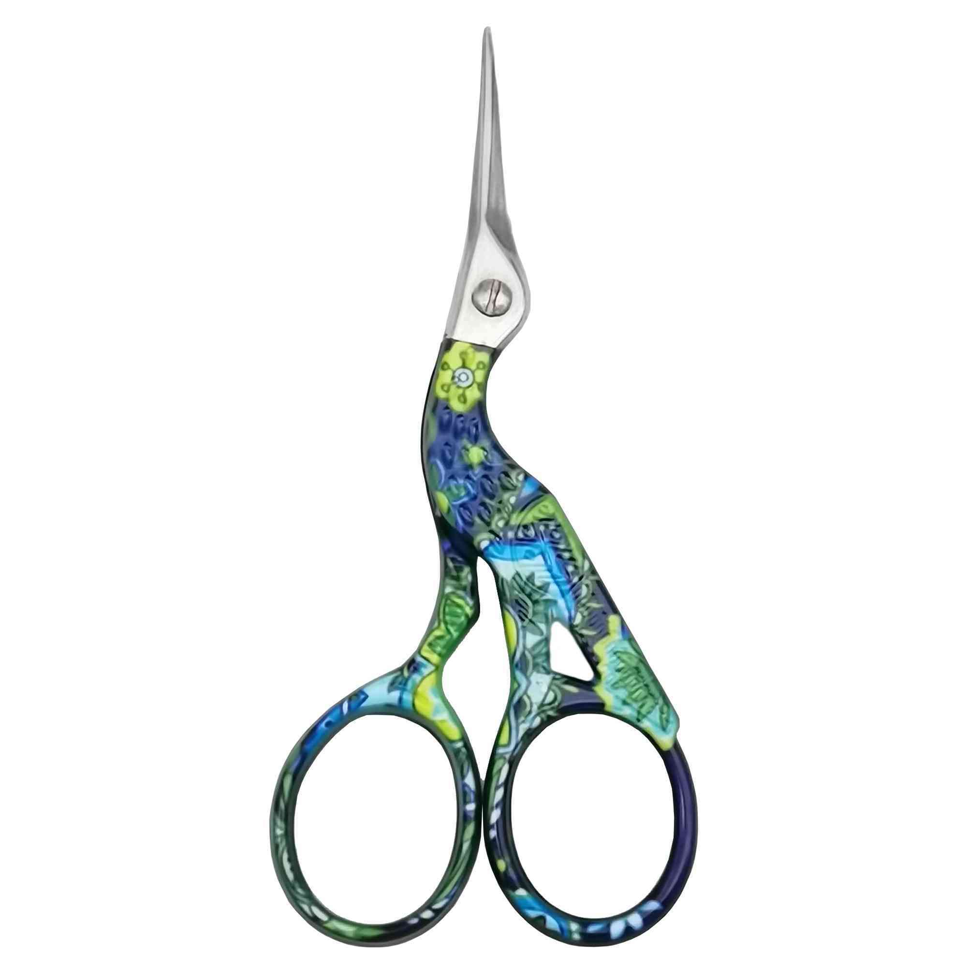 Floral Stork Scissors