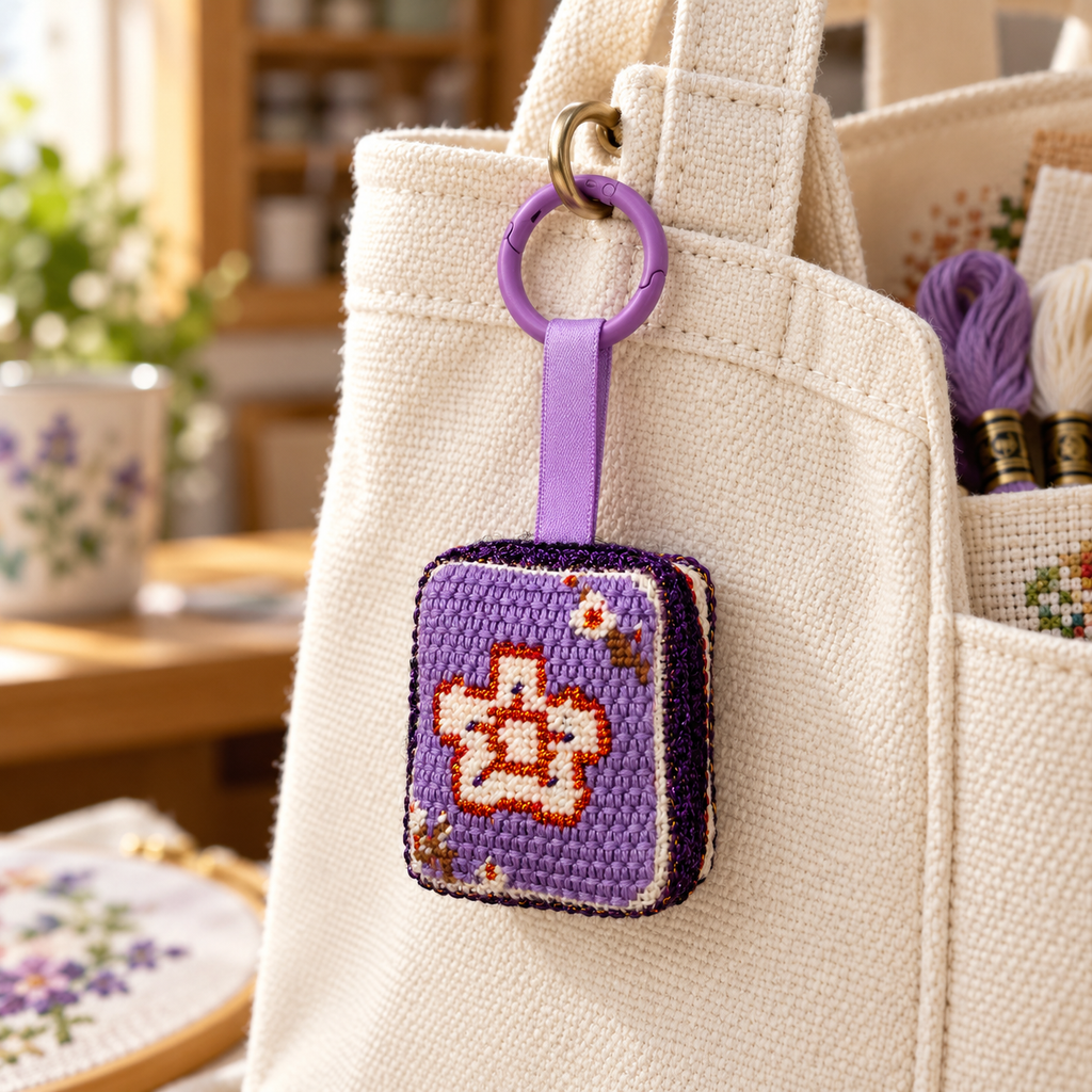 Prosperity Mahjong Bag Charm Keychain Kit