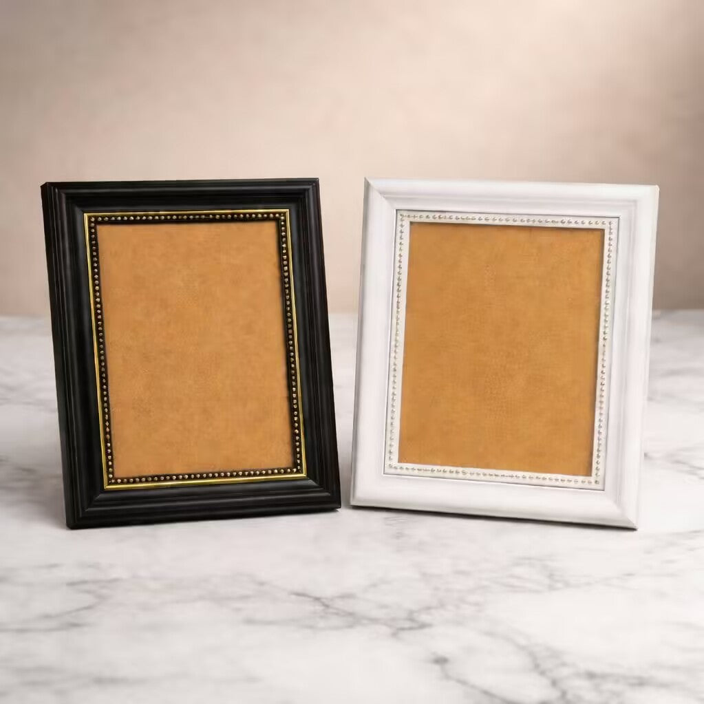 Classic Beaded Rectangular Canvas Frame