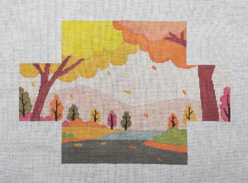 Brick Cover- Autumn Scene