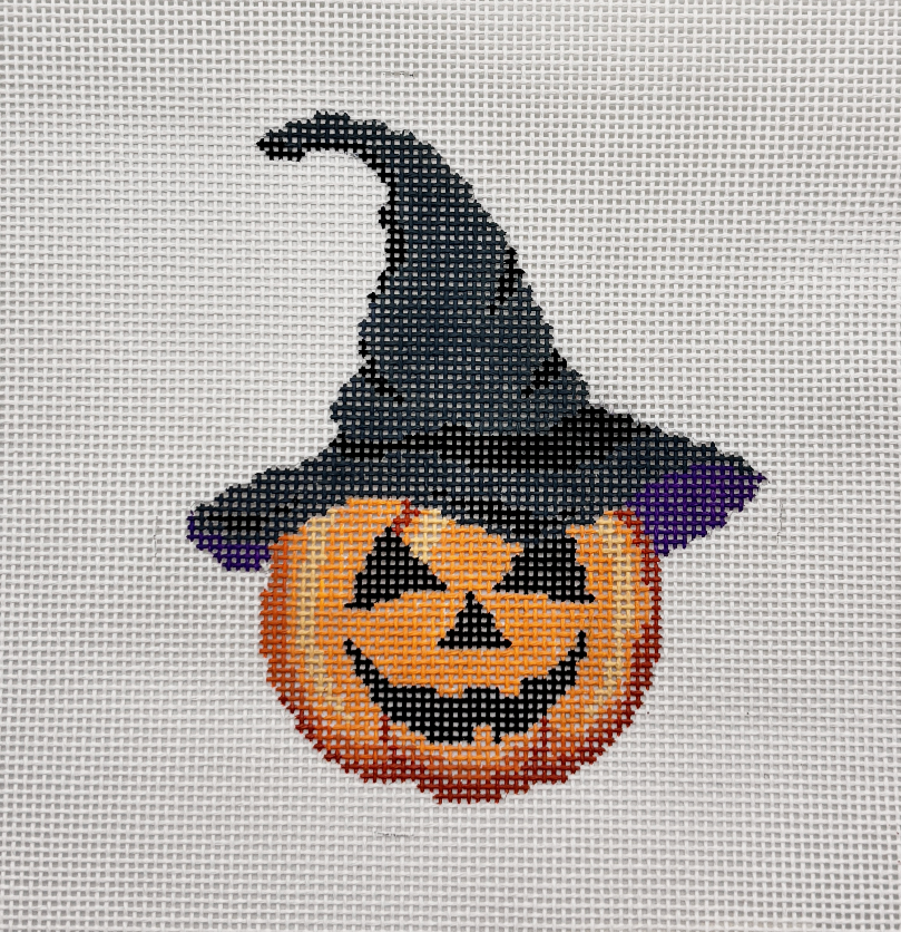 Jack O' Lantern with Witch Hat