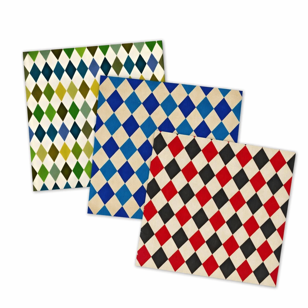 Harlequin Square Backing