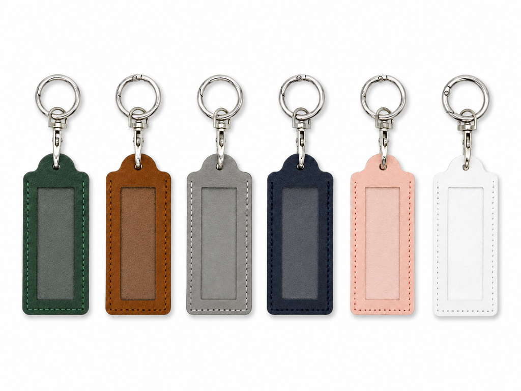 Petite Rectangular Needlepoint Charm – 1 1/4" × 3" Key Fob & Bag Charm