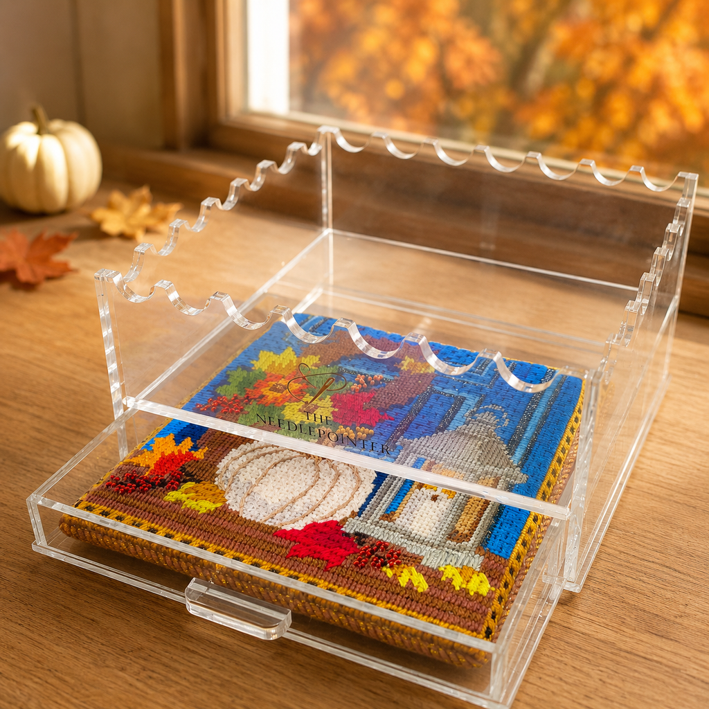 Needlepoint Acrylic Box