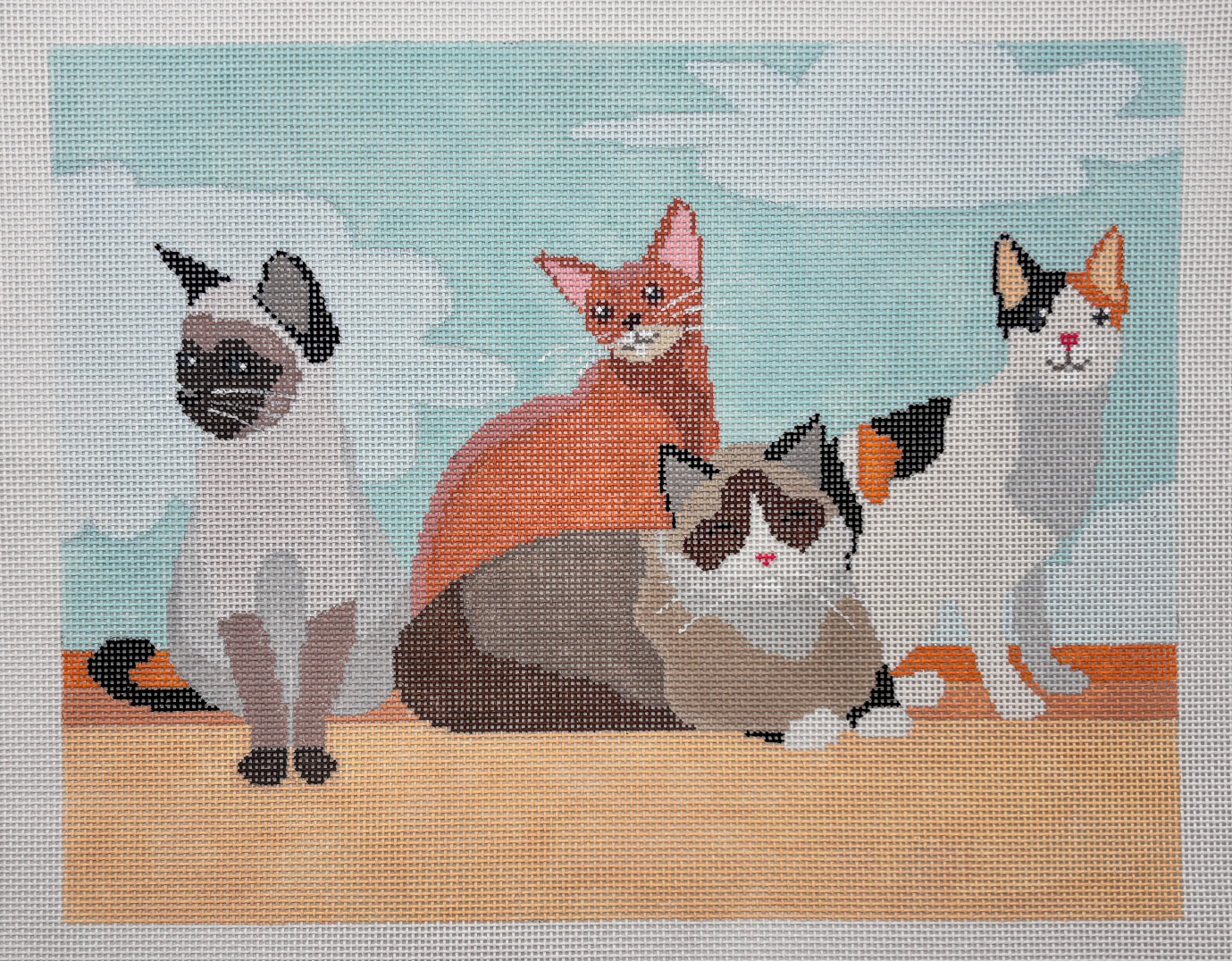 Gang of Cute Cats