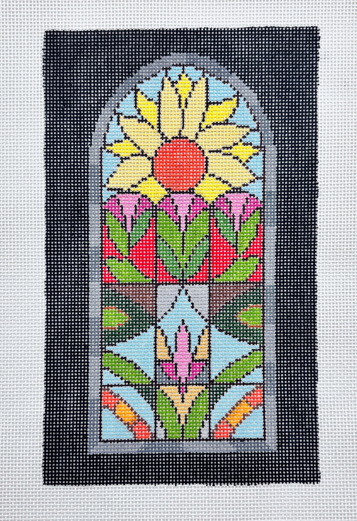 Cathedral Window - Flower