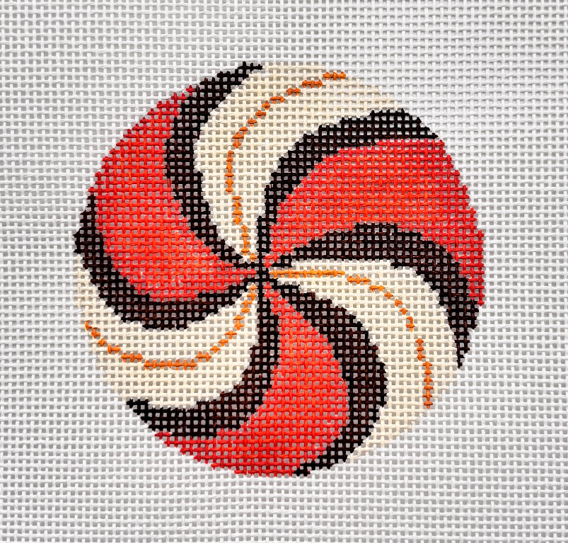 Peppermint Candies - Brown – The Needlepointer
