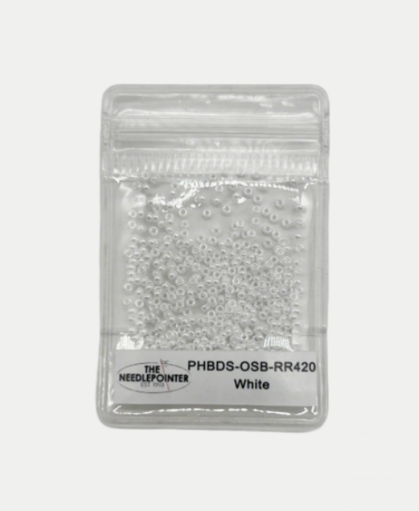 Oiled Seed Bead-White(1.5mm)