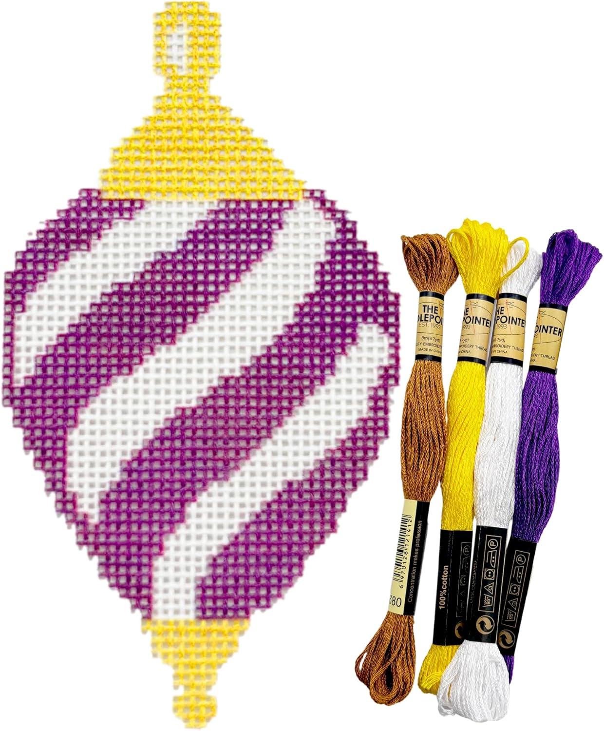 Needlepoint Kits - Violet Christmas ball