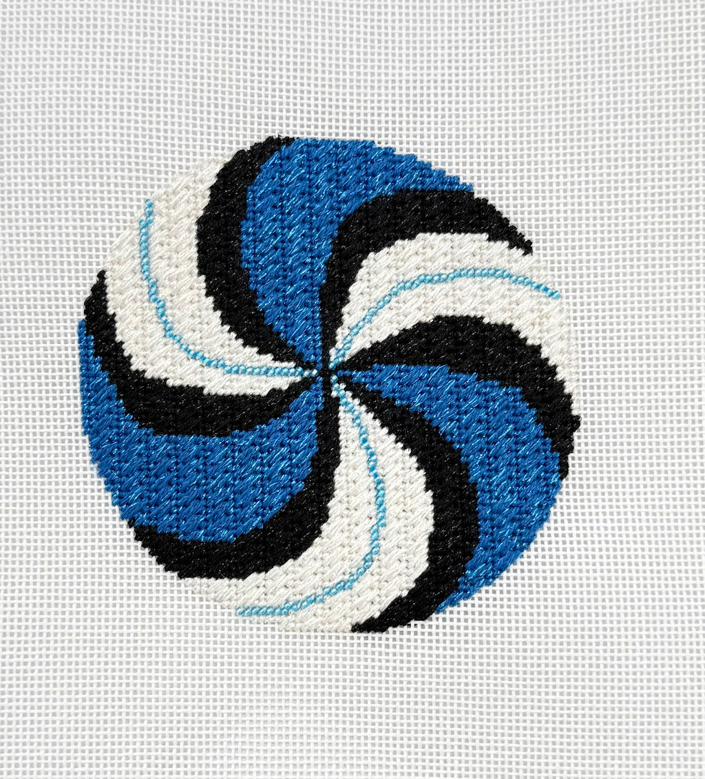 Peppermint Candies - Navy Blue