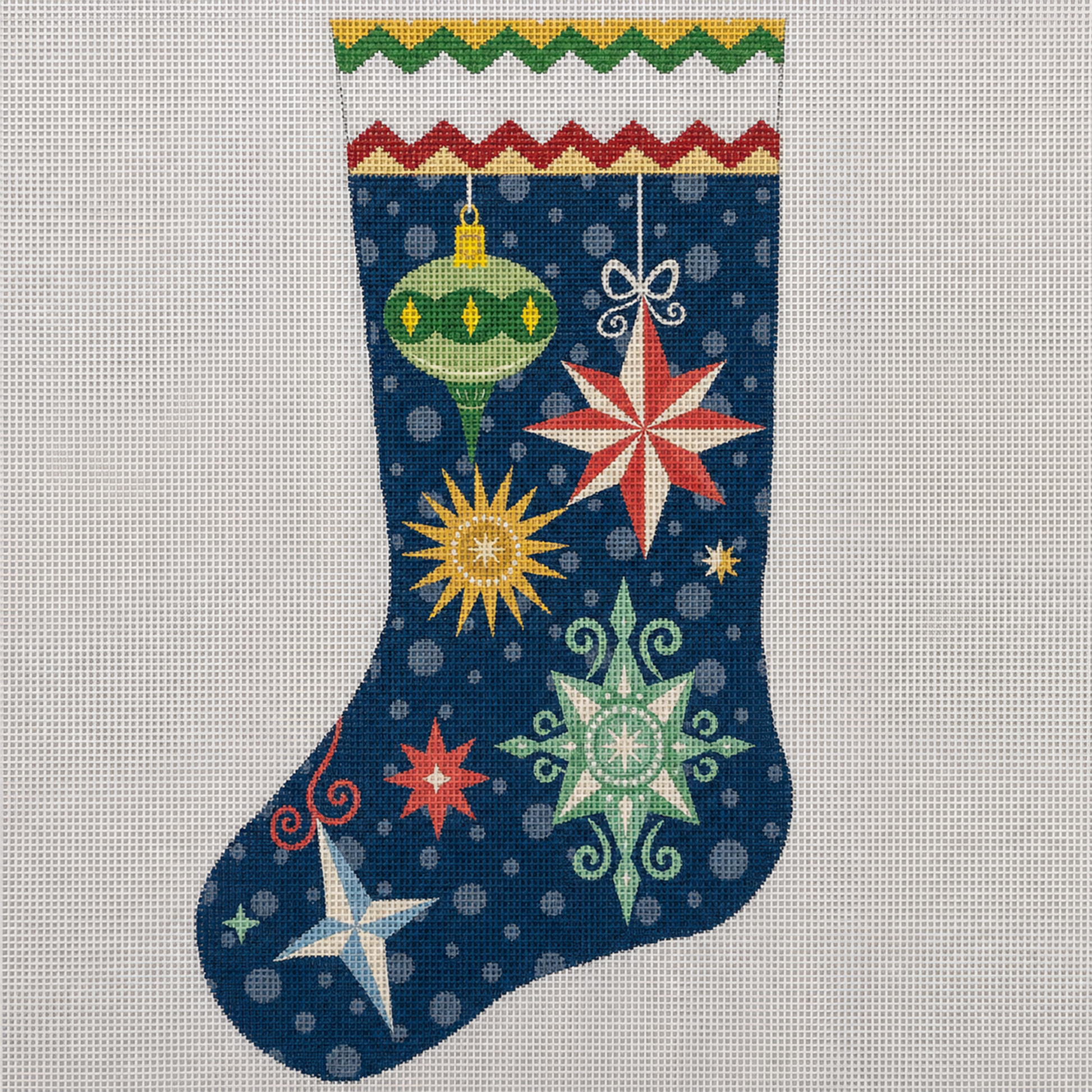 Stocking - Peppermint Party - Stars