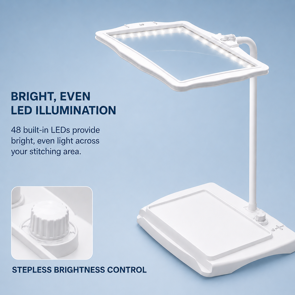 Large-View LED Stitching Magnifier