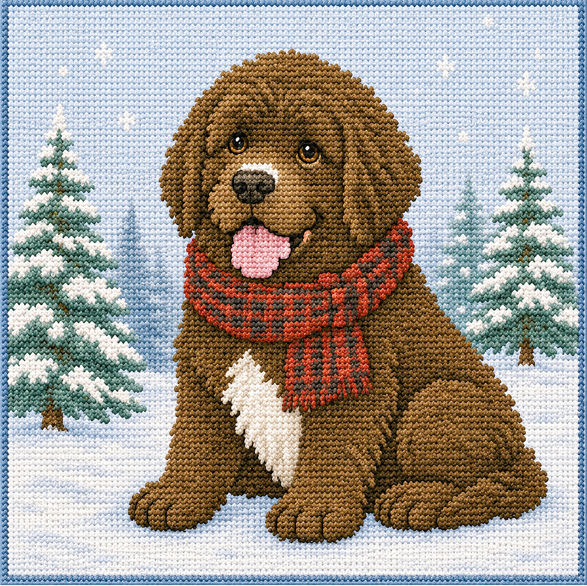 Joyful Dogs - Frosty Newfie