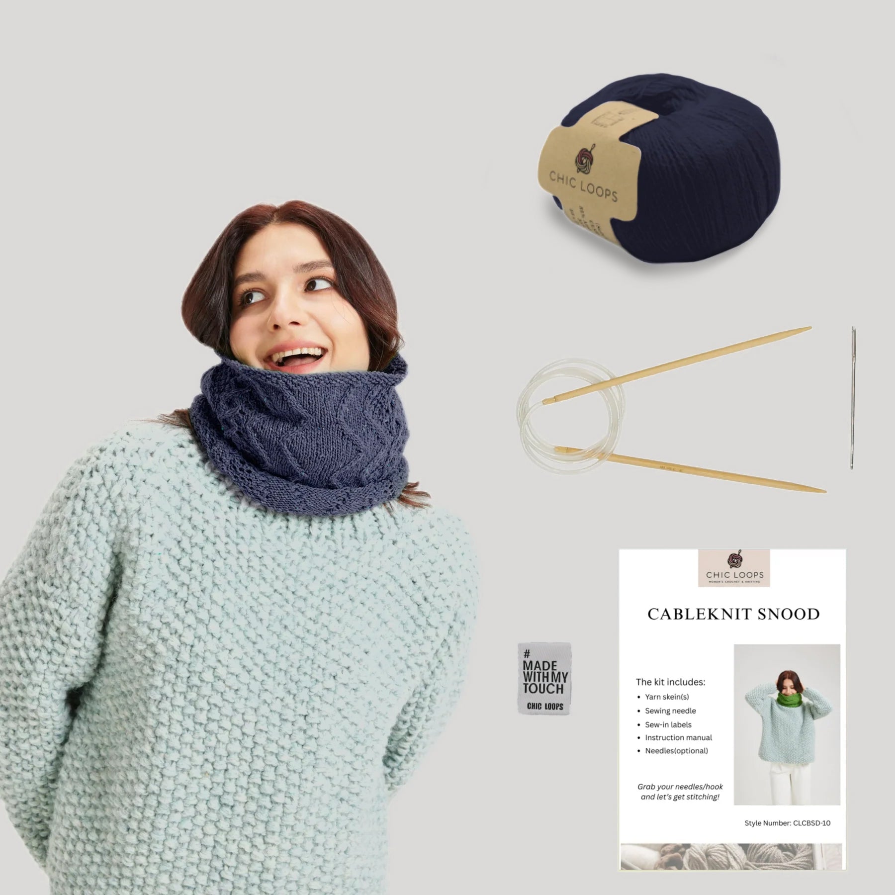 Cable Knit Snood