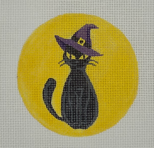 Halloween- Black cat with witch hat-Premium kit