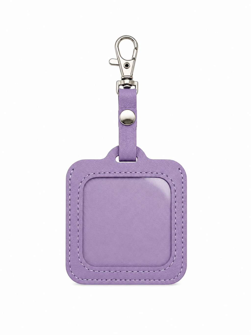 Petite Square Needlepoint Charm – 2-1/4" × 2-1/4" Key Fob & Bag Charm
